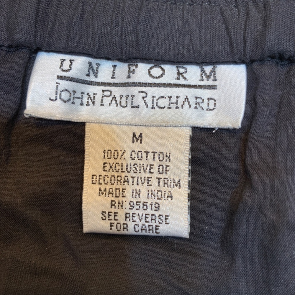 Uniform John Paul Richard Black Midi Skirt Medium NEW Tiered Embroidered Floral - Picture 12 of 15